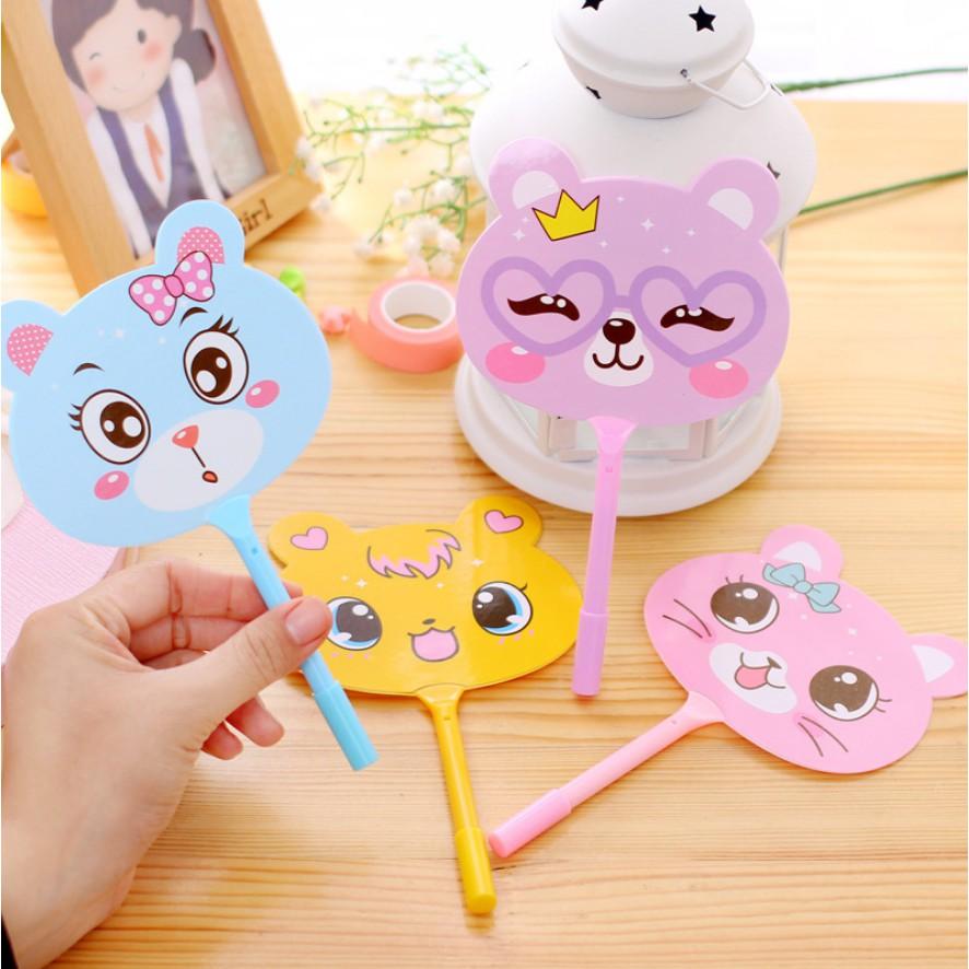 [HCM]Combo 3 Bút Bi Hình Quạt Mèo Dễ Thương