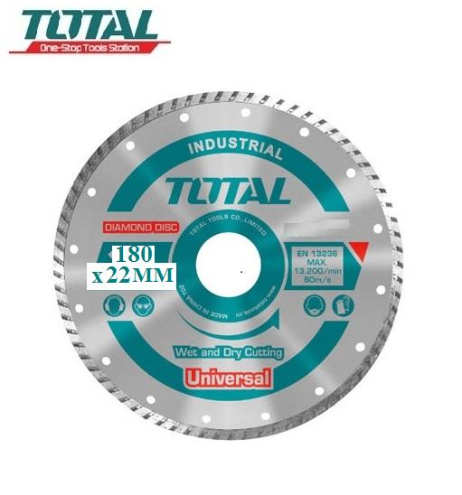 180x22mm đĩa cắt gạch có phủ hợp kim nhân tạo total tac2131803