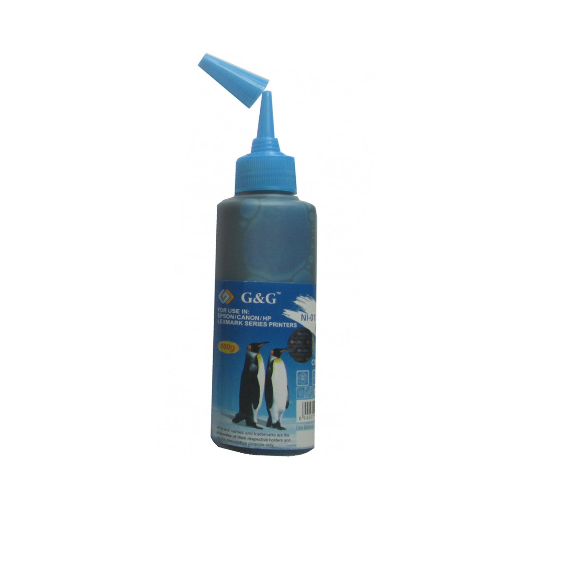 Bộ mực 4 màu G&G (Đen, xanh, đỏ, vàng) máy Canon Pixma  Pixma E400, E410, E460, E480