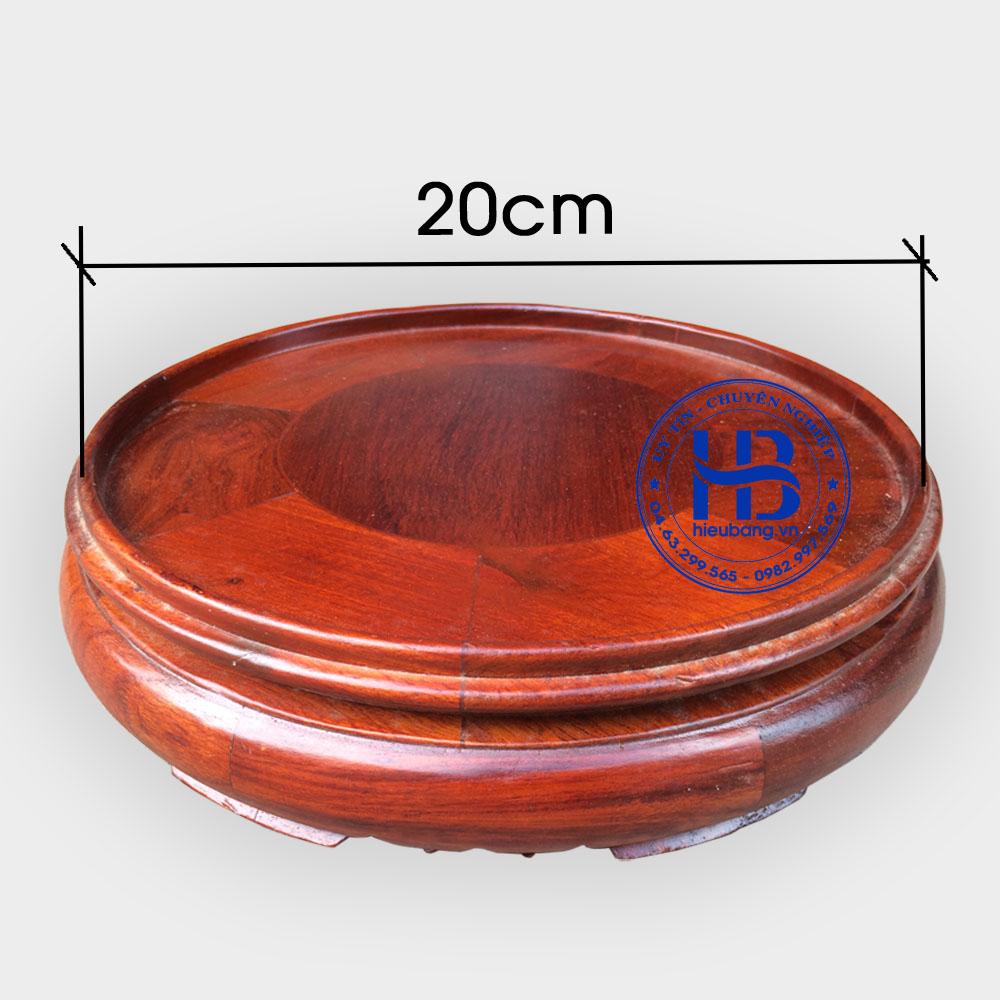 Đế bát hương 20cm (đồ thờ gỗ ,kê bát hương)