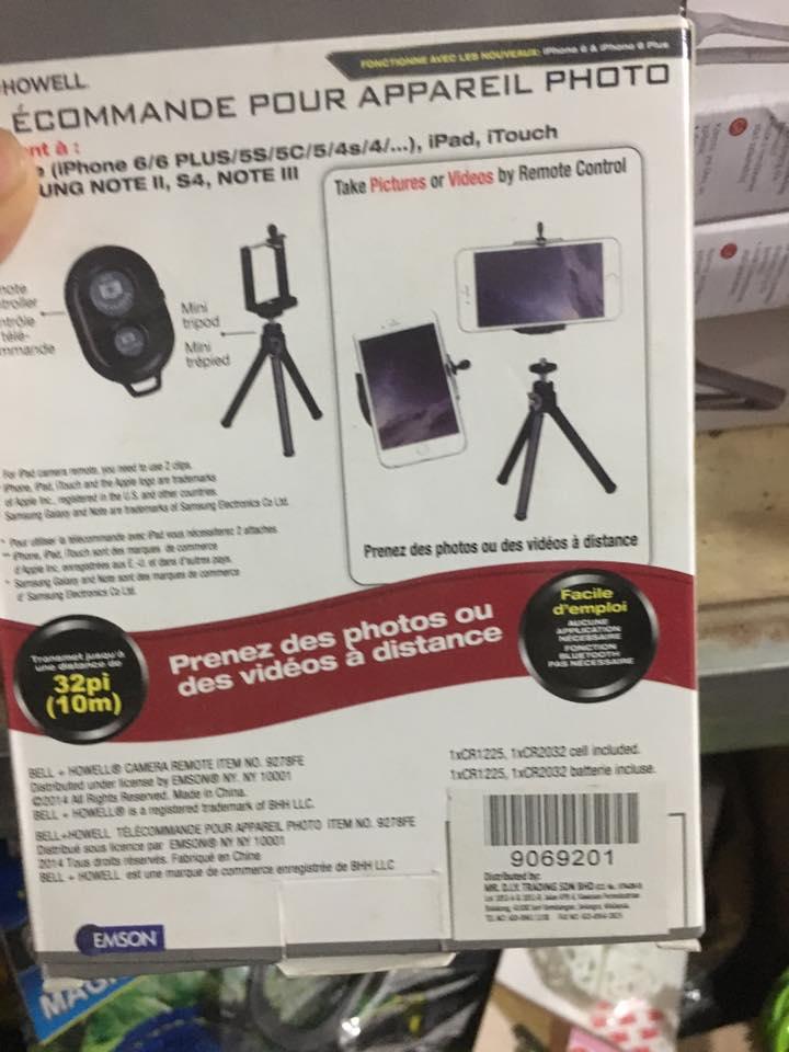 Gậy Chụp Hình 3 Chân kèm remote