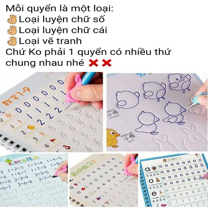 Sét 3 quyển sách tô màu cho bé