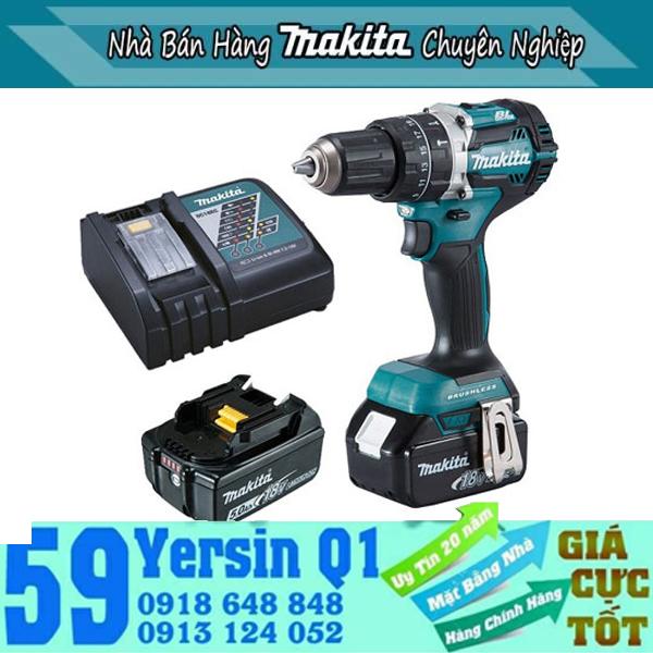 Máy khoan búa chạy pin Makita DHP484RTE (18V)