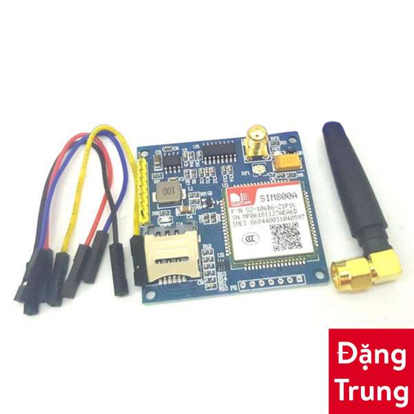 Mạch GSM GPRS SIM800A (SIM900A update) tích hợp nguồn xung và IC đệm