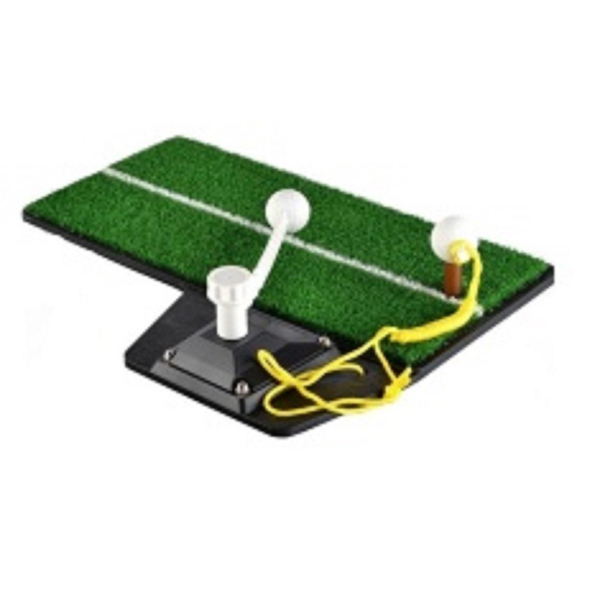 Thảm tập Golf Swing Mat Vandat-cỏ PE (Đế Đen) Combo 2 bộ