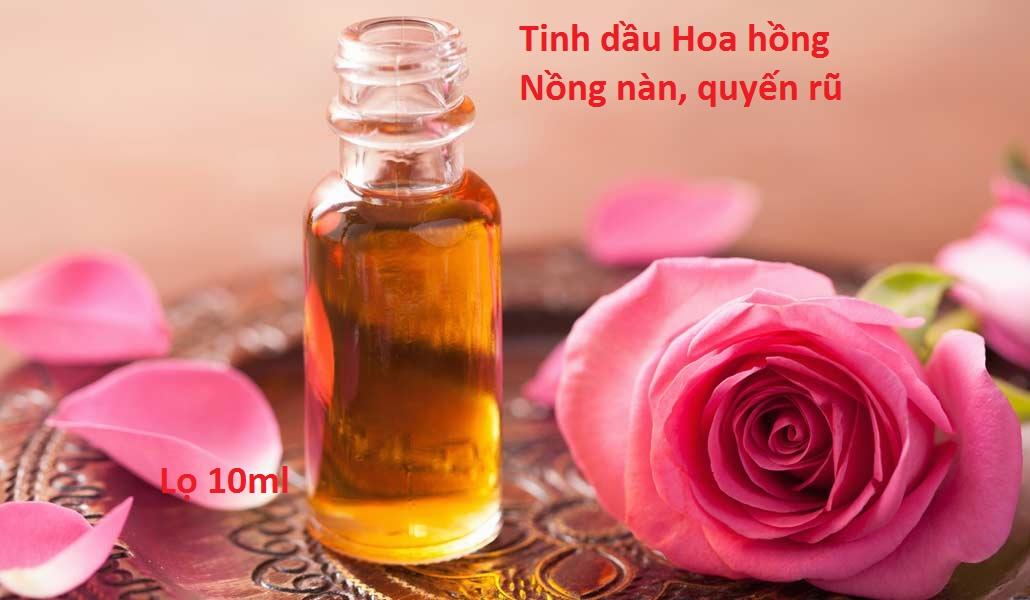 Tinh dầu hoa hồng nguyên chất lọ 10ml