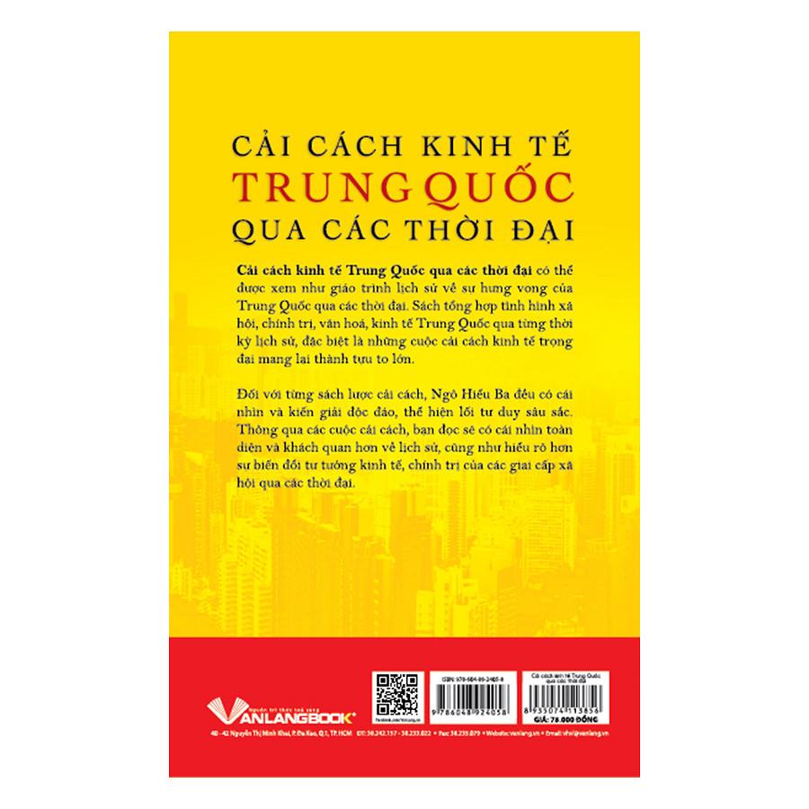 [HCM]Cải Cách Kinh Tế Trung Quốc Qua Các Thời Đại