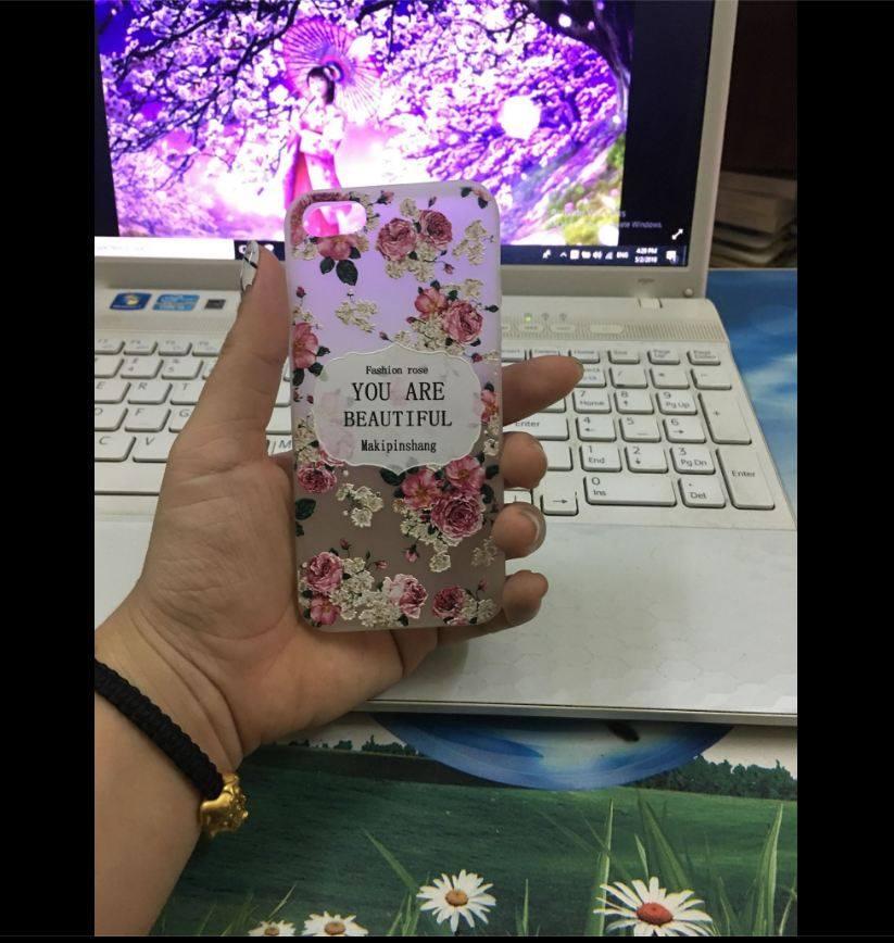 Ốp lưng dẻo thời trang in hình cho iPhone 5 5S