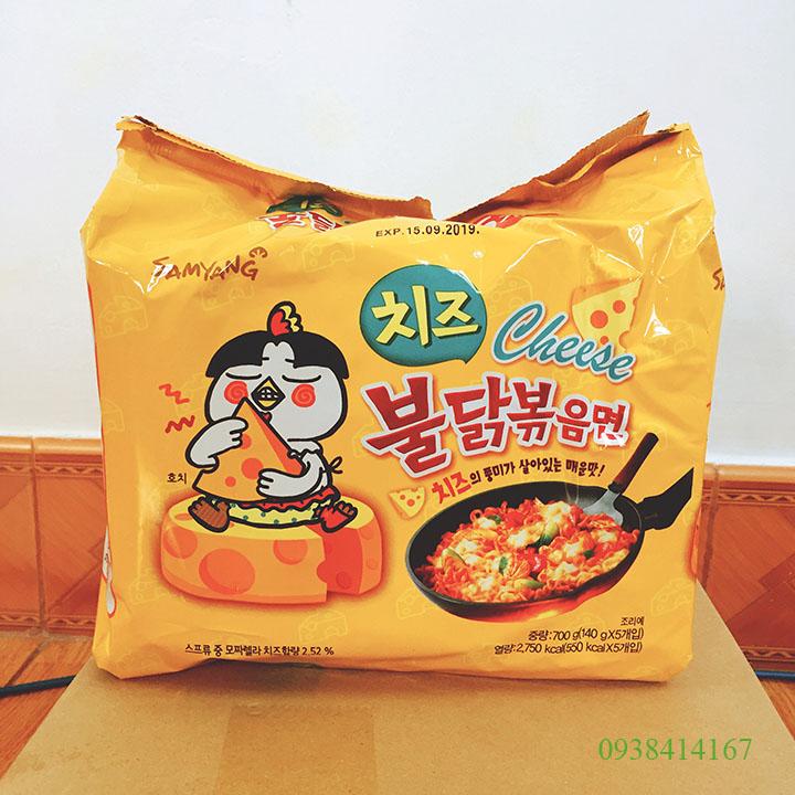 COMBO 5 GÓI MÌ CAY PHÔ MAI SAMYANG HÀN QUỐC