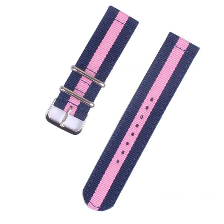 Dây đồng hồ vải NATO thời trang size 20 mm (nhiều màu) Geneva PKHRSTR003