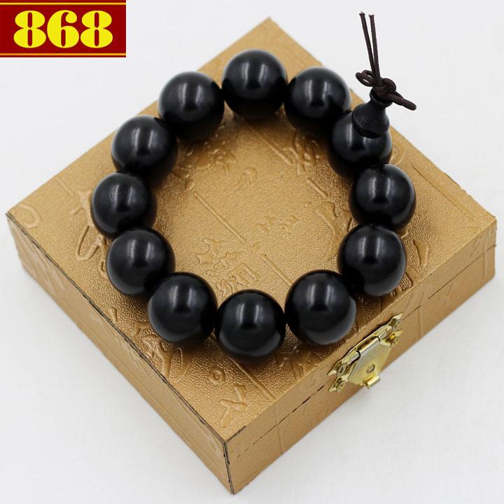 Vòng chuỗi đeo tay gỗ Đàn hương đen 20 ly