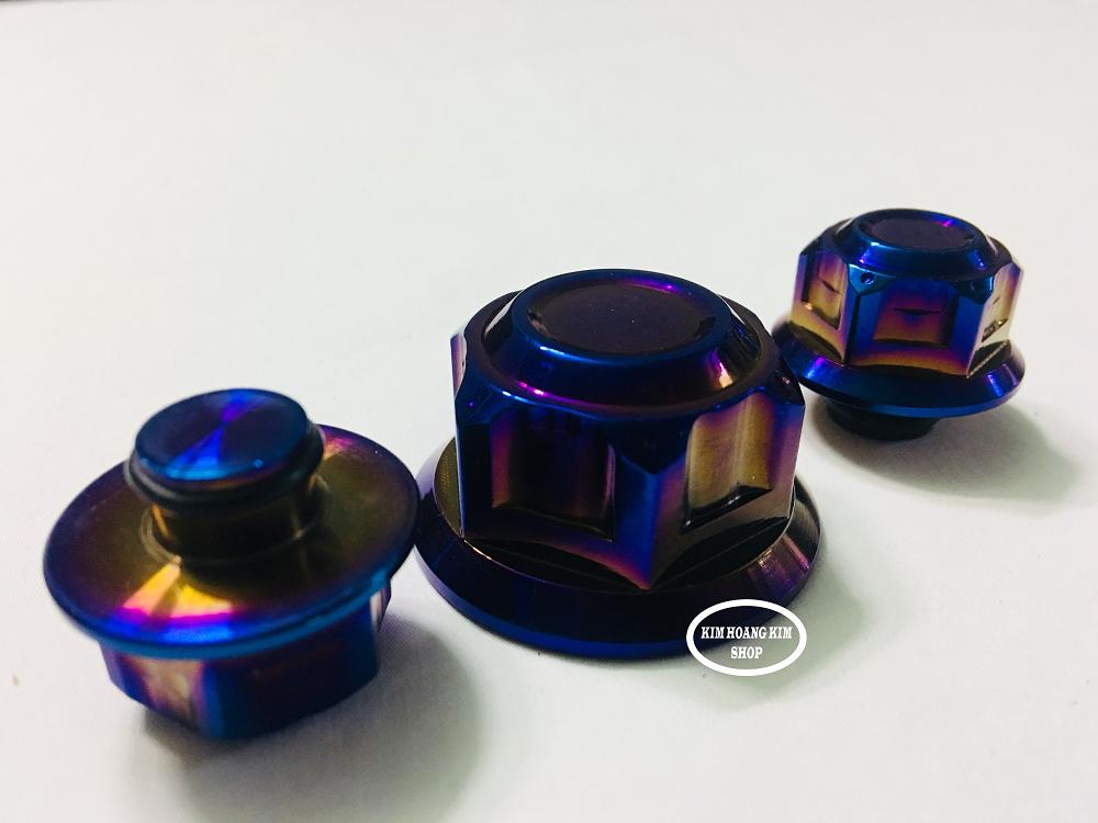 ỐC INOX xi Titan gắn Chảng Ba dành cho RAIDER FI 2018