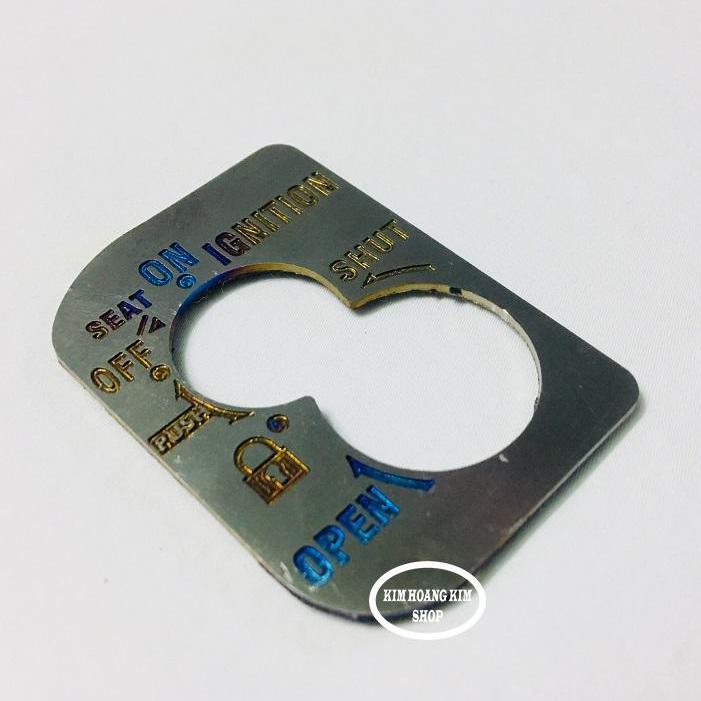Tem dán ổ khóa Titanium dành cho Vario,Airblade (Titan 100%) dày 2li