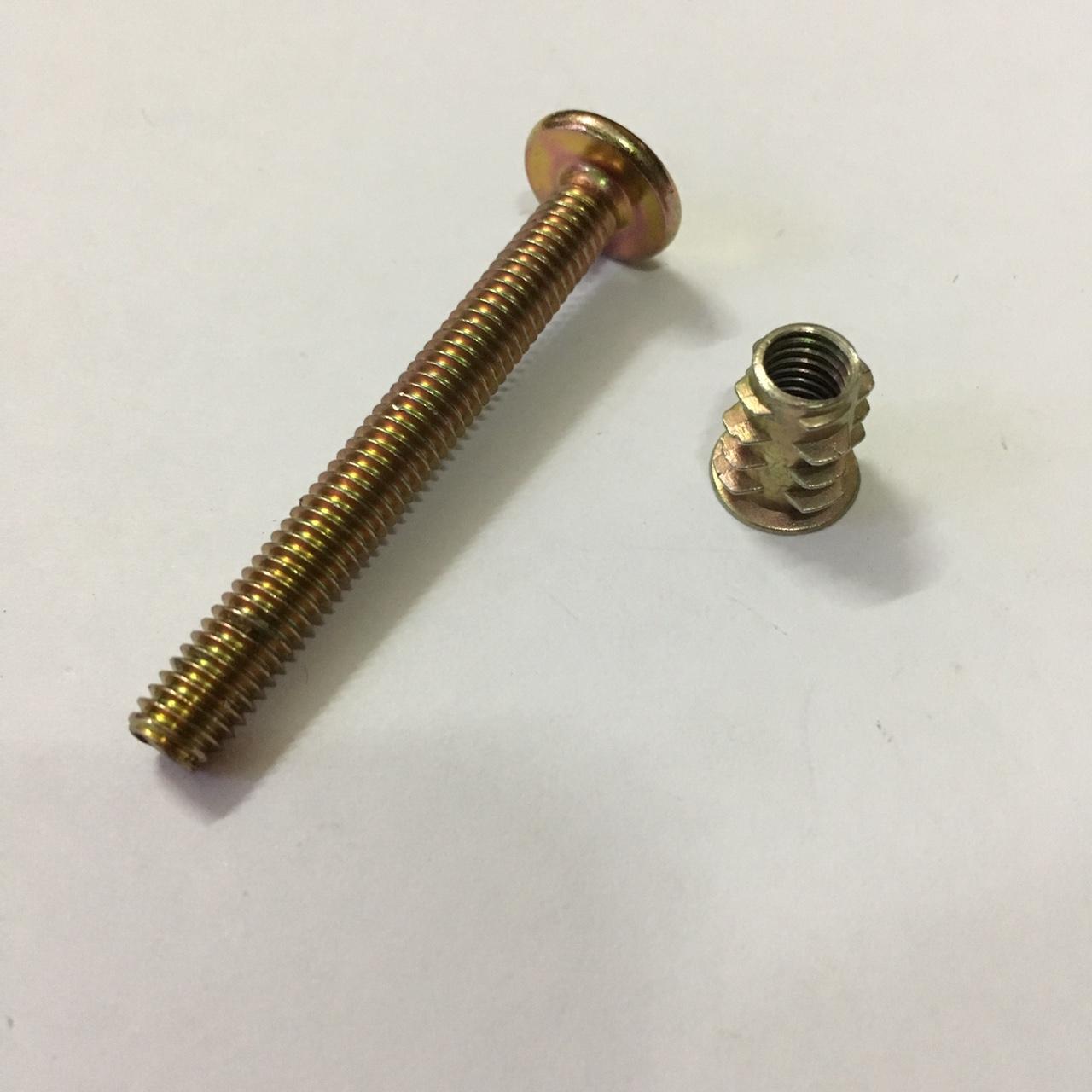 Combo ốc cấy bắt bu lông lục giác chìm phi 6 dài 50mm x 100 đôi