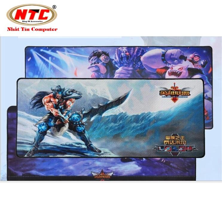 Miếng lót chuột size lớn chơi game NTC hình game ngẫu nhiên - Loại Mousepad Speed