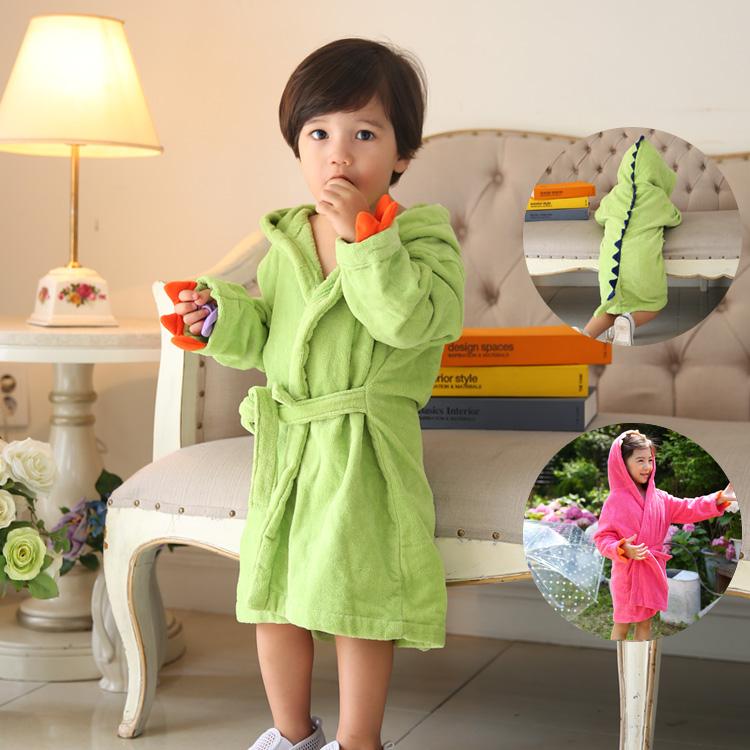 Hoạt Hình 100% Cotton Liền Mũ Choàng Áo Tắm Khăn Tắm