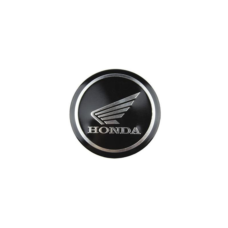 Bộ 2 Logo Tròn Honda nhôm Dán keo 3M