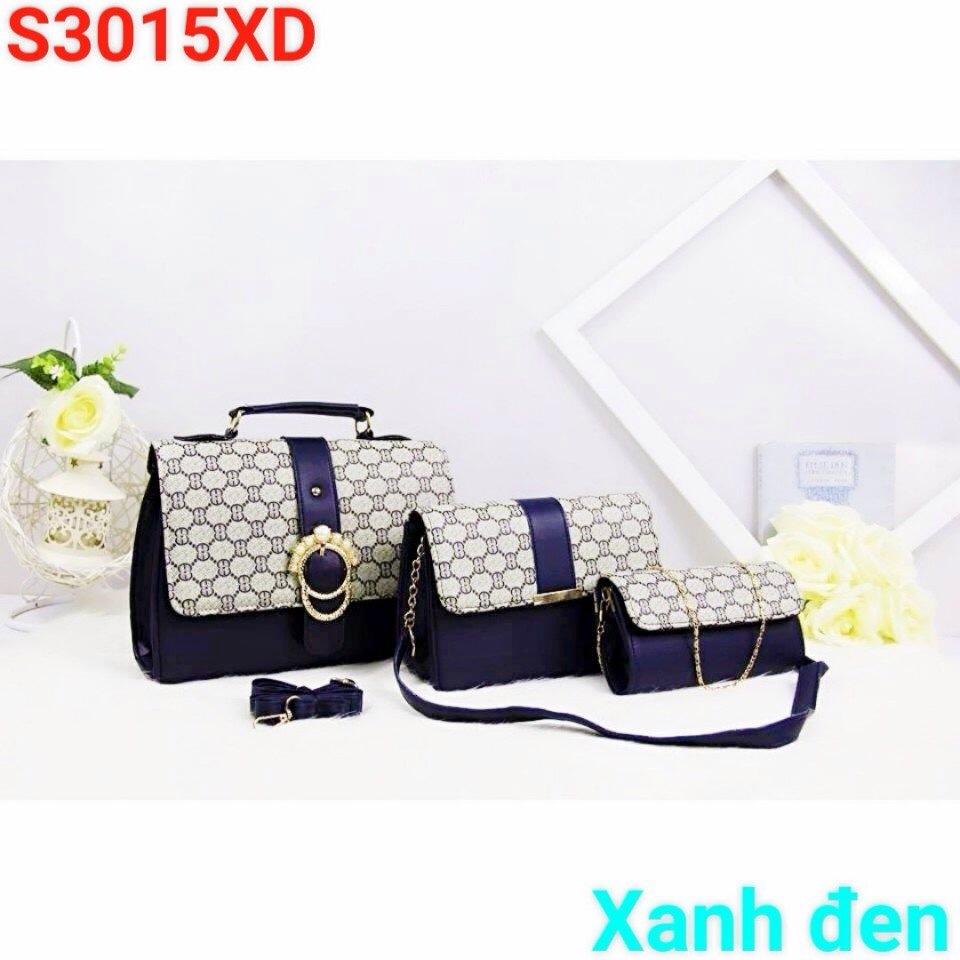 Combo bộ 3 túi xách + túi đeo + ví + PG247