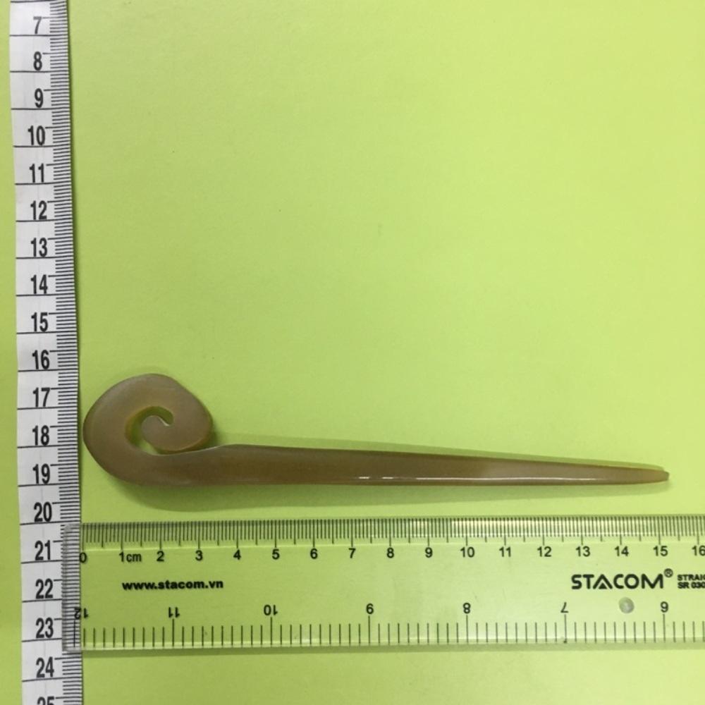 Trâm cài tóc cổ trang (TS25 sừng trâu cao cấp mầm cây dương xỉ)