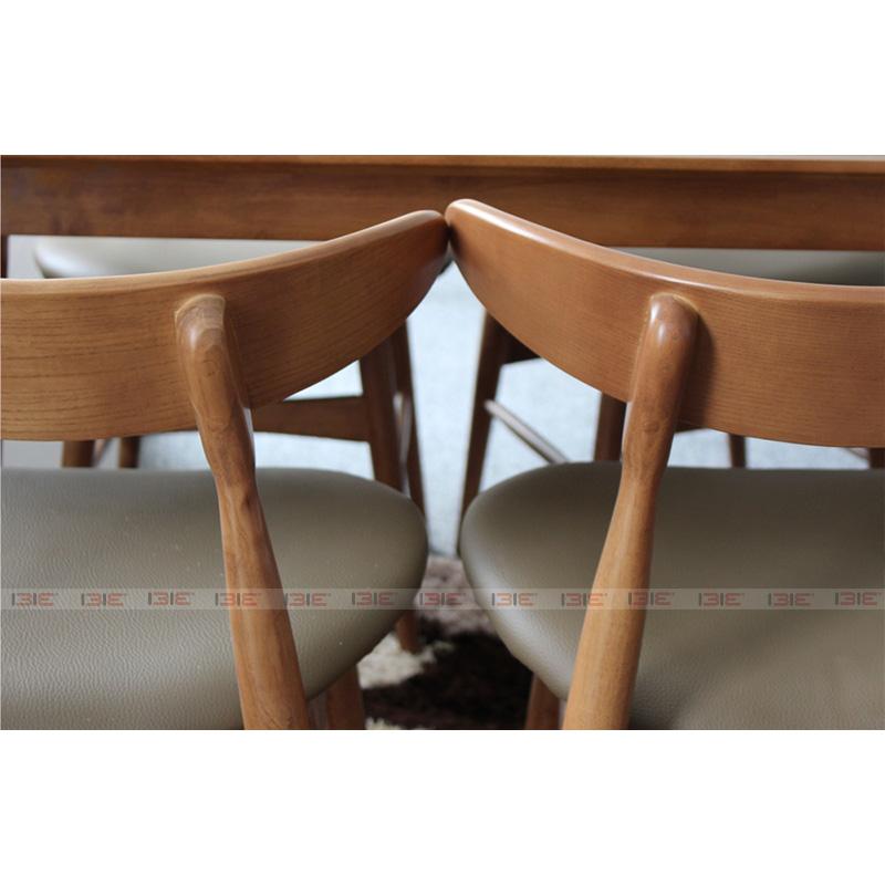 Bộ bàn ăn Suwon màu mahogany 4 ghế