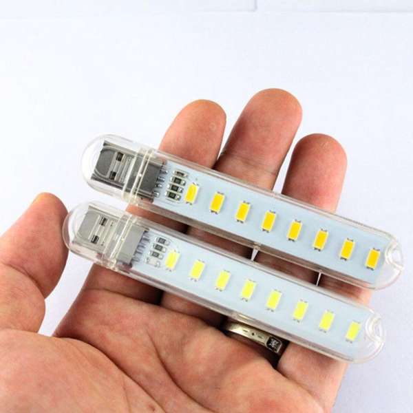 Đèn USB siêu sáng 8 LED ( bộ 2 đèn)