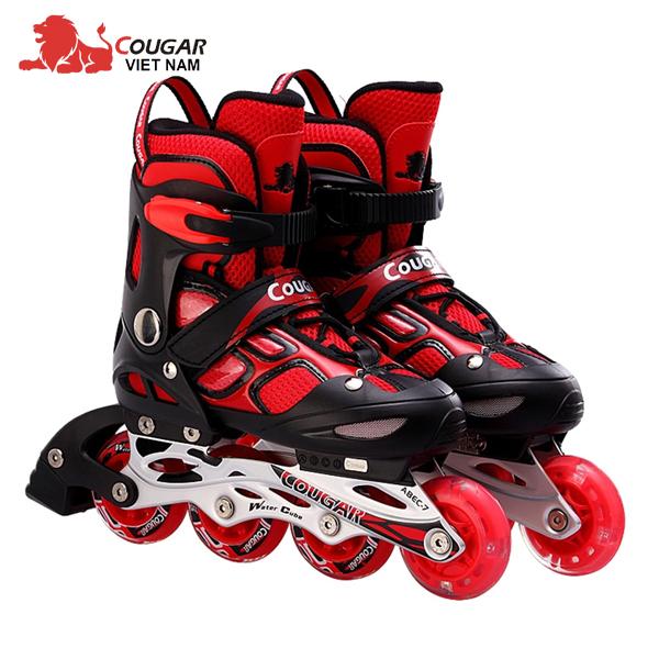 Giày trượt patin cao cấp cougar có đèn 835lsg nhiều màu- full box đồ tập tốt
