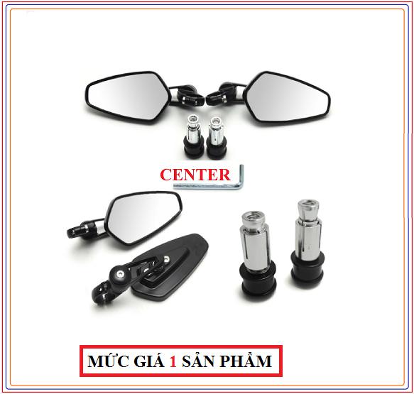 [ Màu Đen Giá 1 Cái ] Gương Gù Kính Gù xe máy