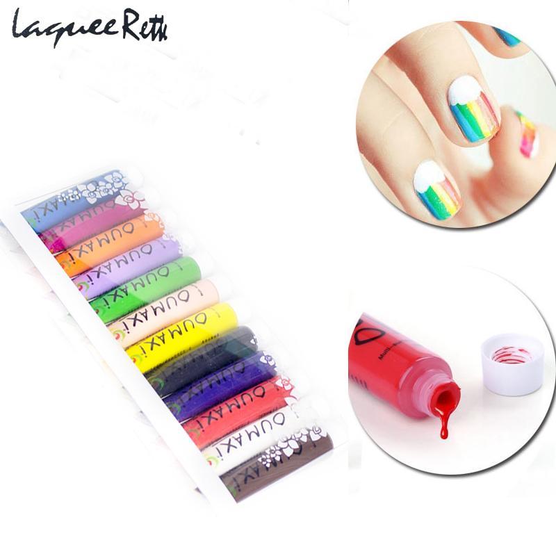 [HCM]Combo 12 tuýp bột màu vẽ móng Oumaxi 12ml/tuýp - 1231