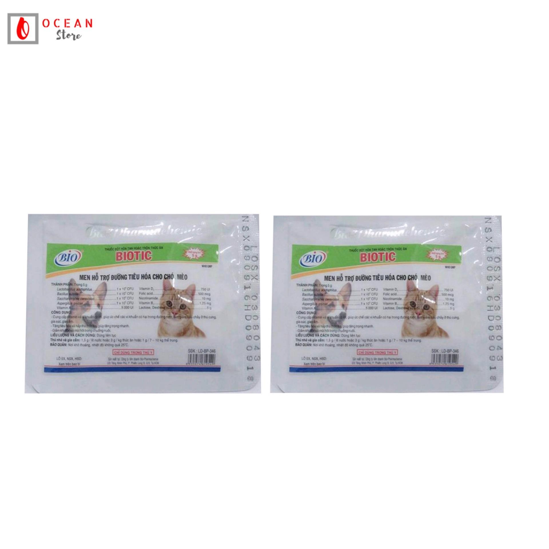 Thuốc hỗ trợ tiêu hóa cho chó mèo - 05 gói Biotic