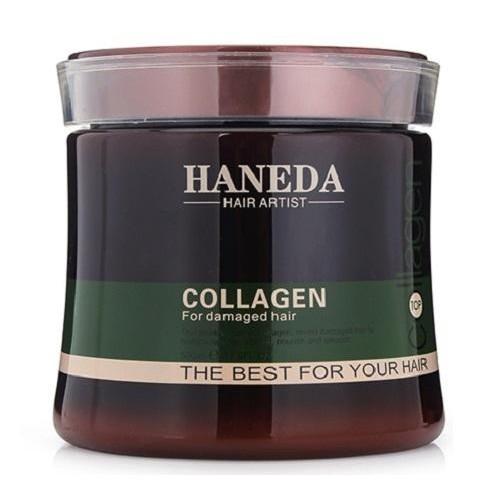 [HCM]Hấp dầu Haneda Collagen phục hồi tóc hư tổn 500ml