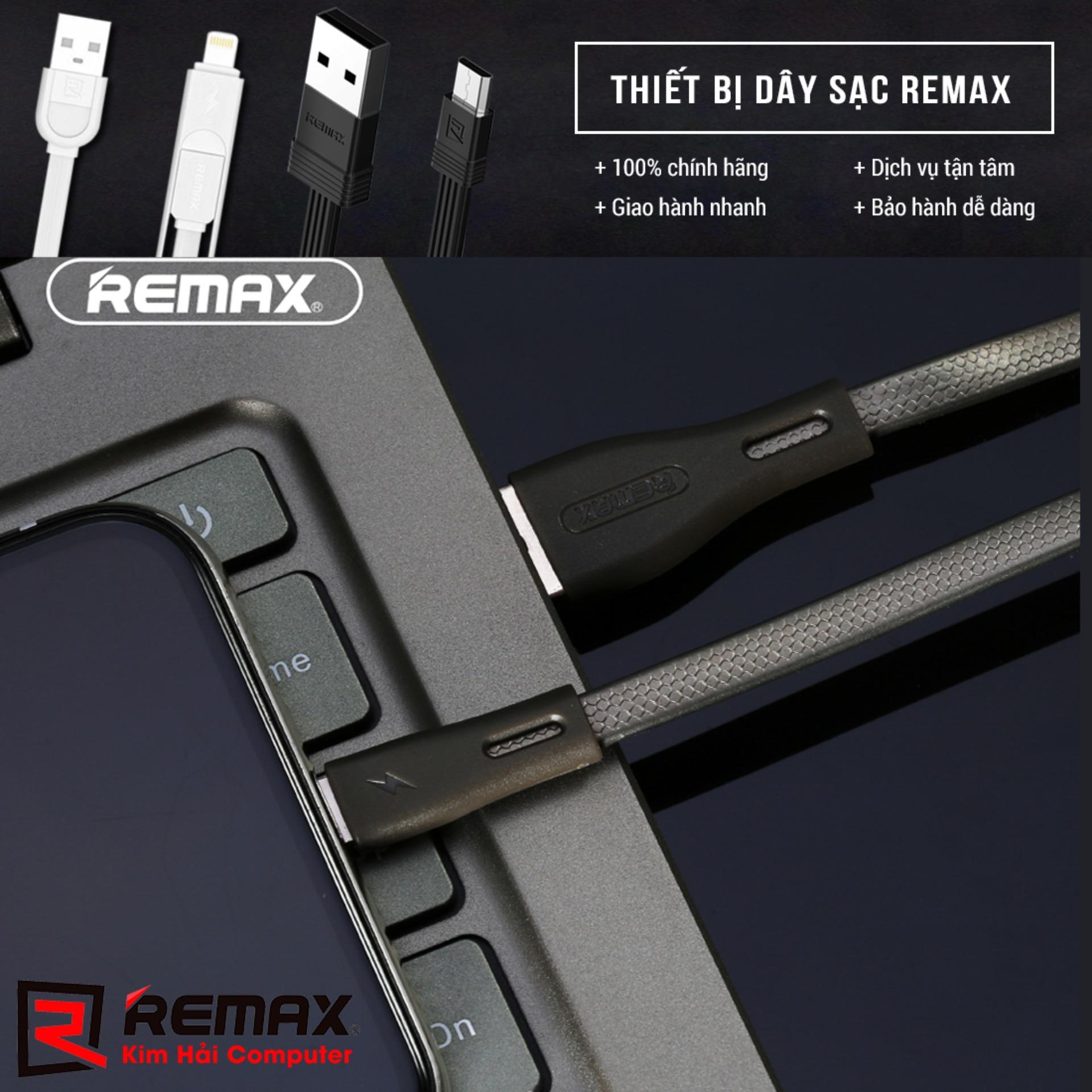 CÁP SẠC DỮ LIỆU TYPE C REMAX RC-090a (Đen) - Kim Hải Computer