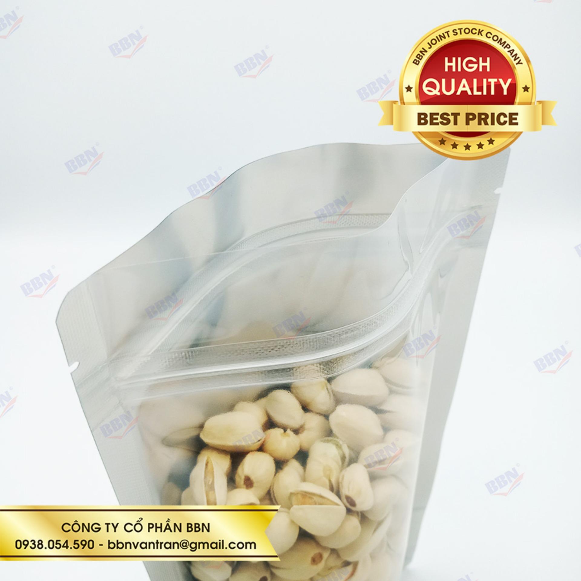 Túi  zipper 1 mặt trong 1 mặt bạc 12x17cm (ĐVT Kg)