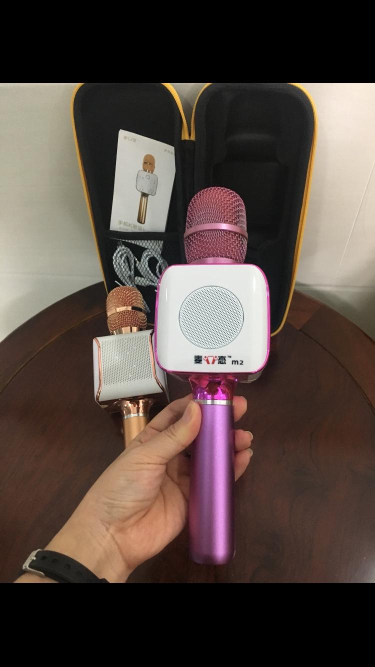 [HCM]loa bluetooth kèm mic hát karaoke M2