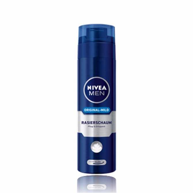 Bọt cạo râu NIVEA MEN Rasierschaum Mousse 200ml - Đức