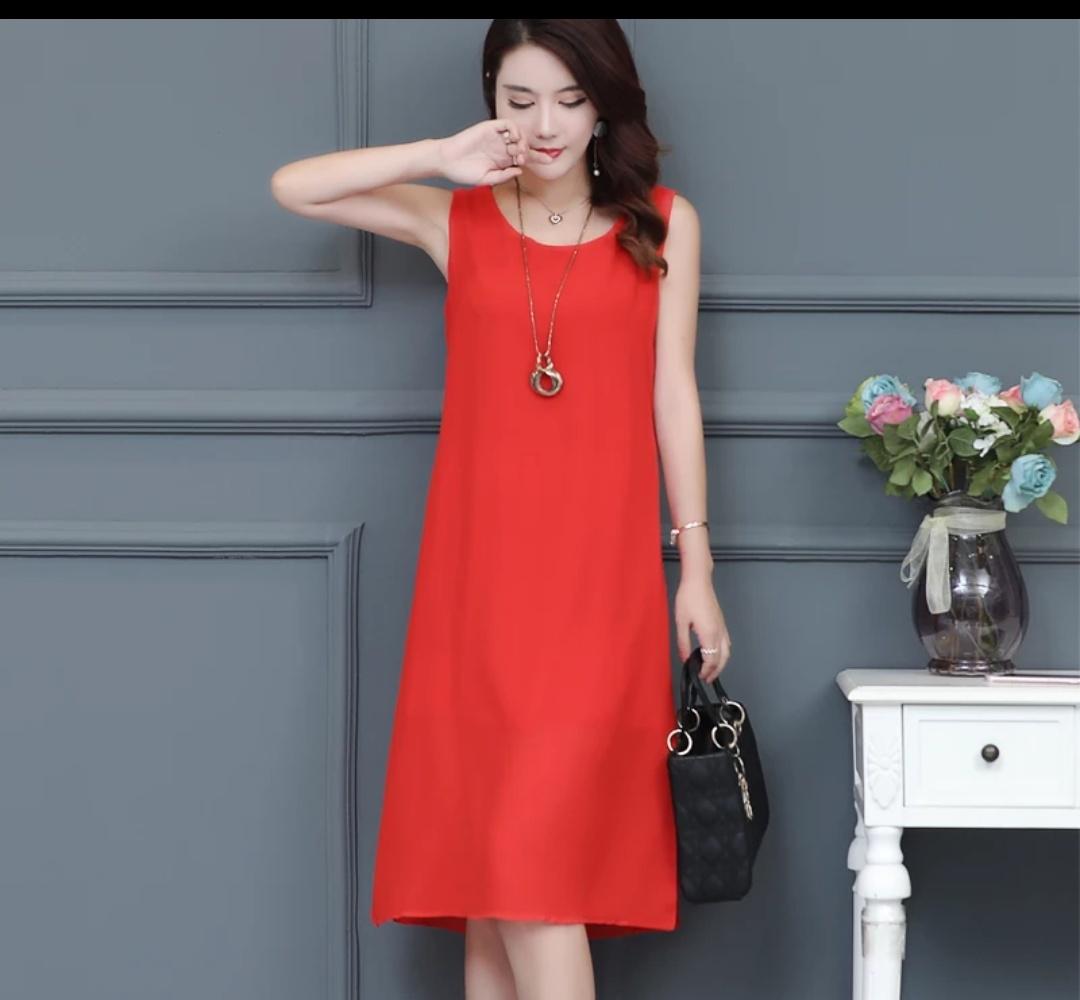 [HCM]Đầm suông đầm oversize thời trang Hàn Quốc mới