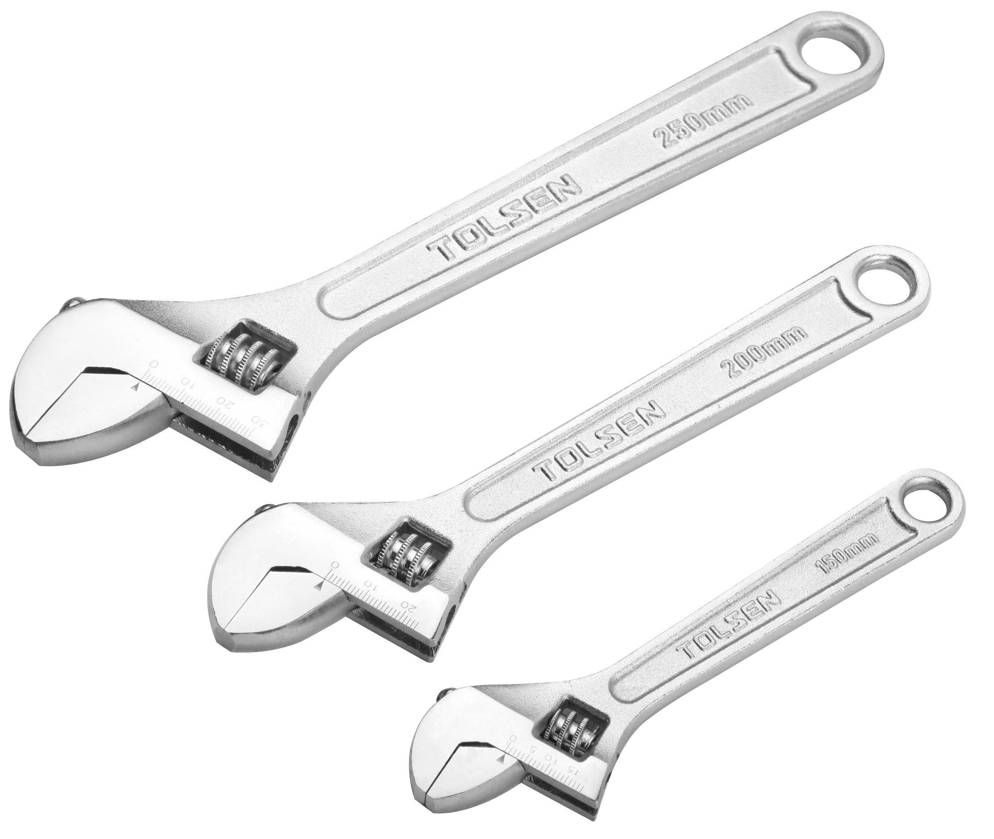 Bộ 3 mỏ lết tolsen 15007- 6'',8'',10''
