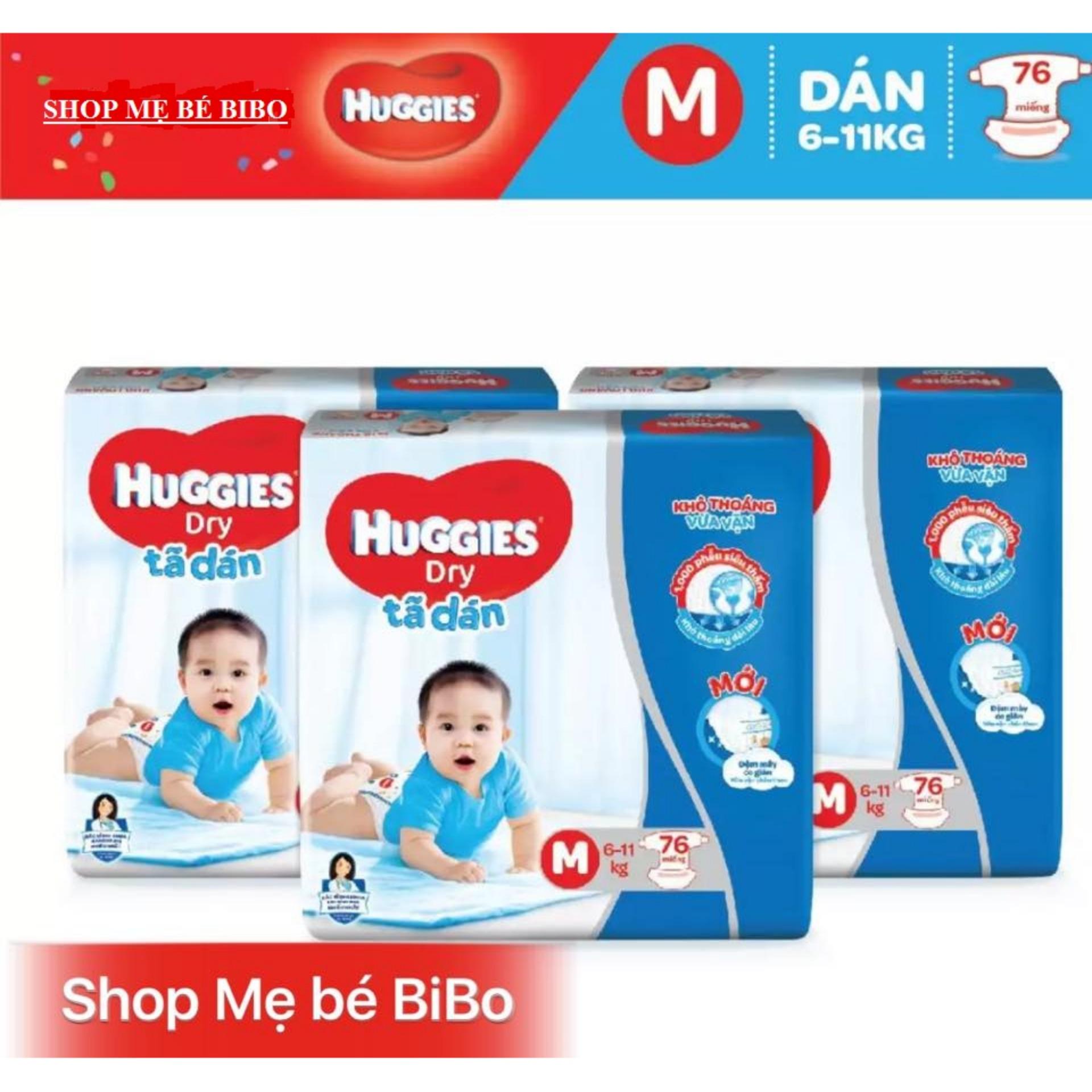 Tã dán Huggies cực đại M76 miếng (6-11 KG)