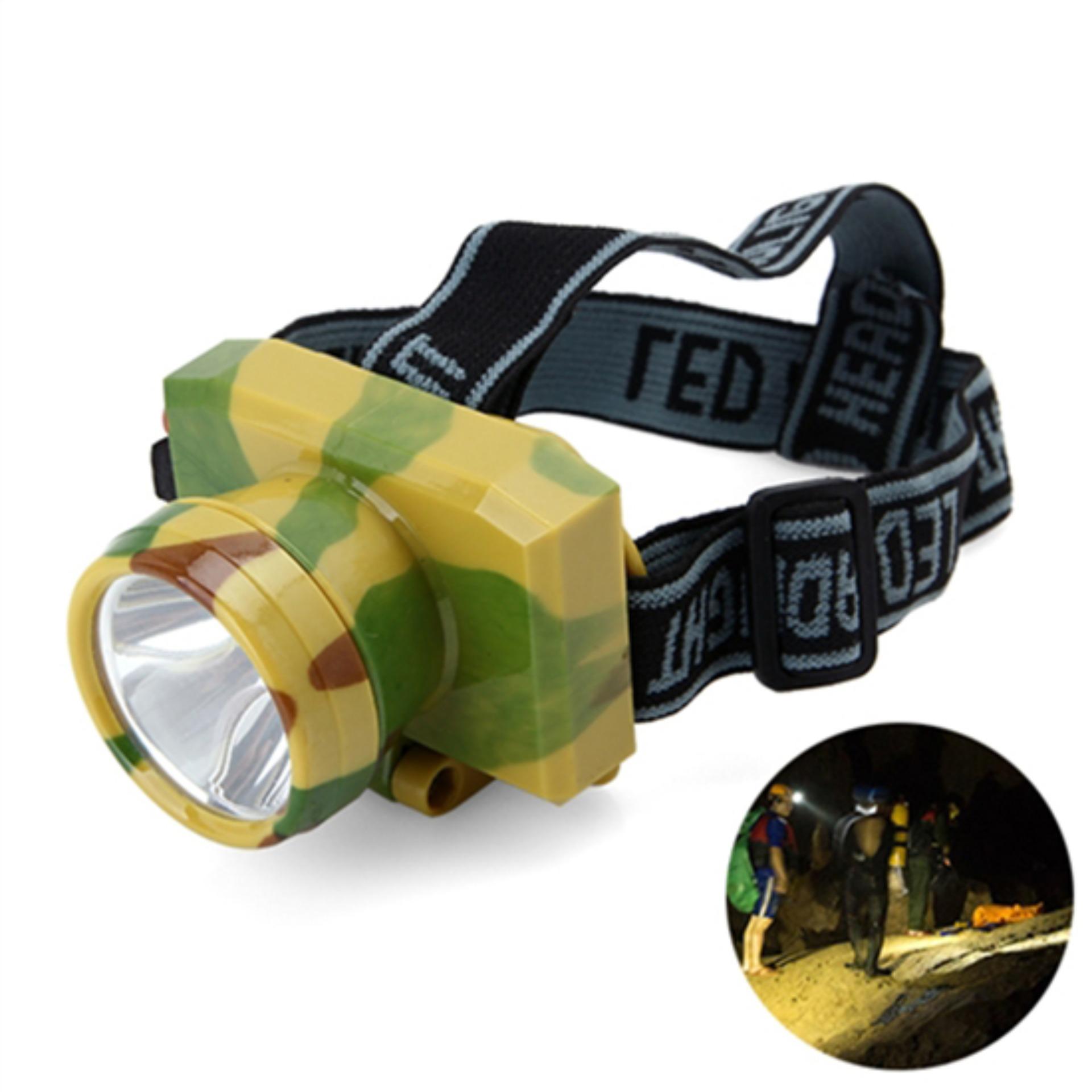 Đèn pin thợ mỏ đeo đầu siêu sáng VegaVN (Rằn ri) -Đèn pin đội đầu siêu sáng - Đèn Pin Led Siêu Sáng Đội Đầu 3 Bóng- Đèn pin đội đầu siêu sáng có ánh sáng vàng A3, đèn pin, đèn đội đầu, đèn đeo trán