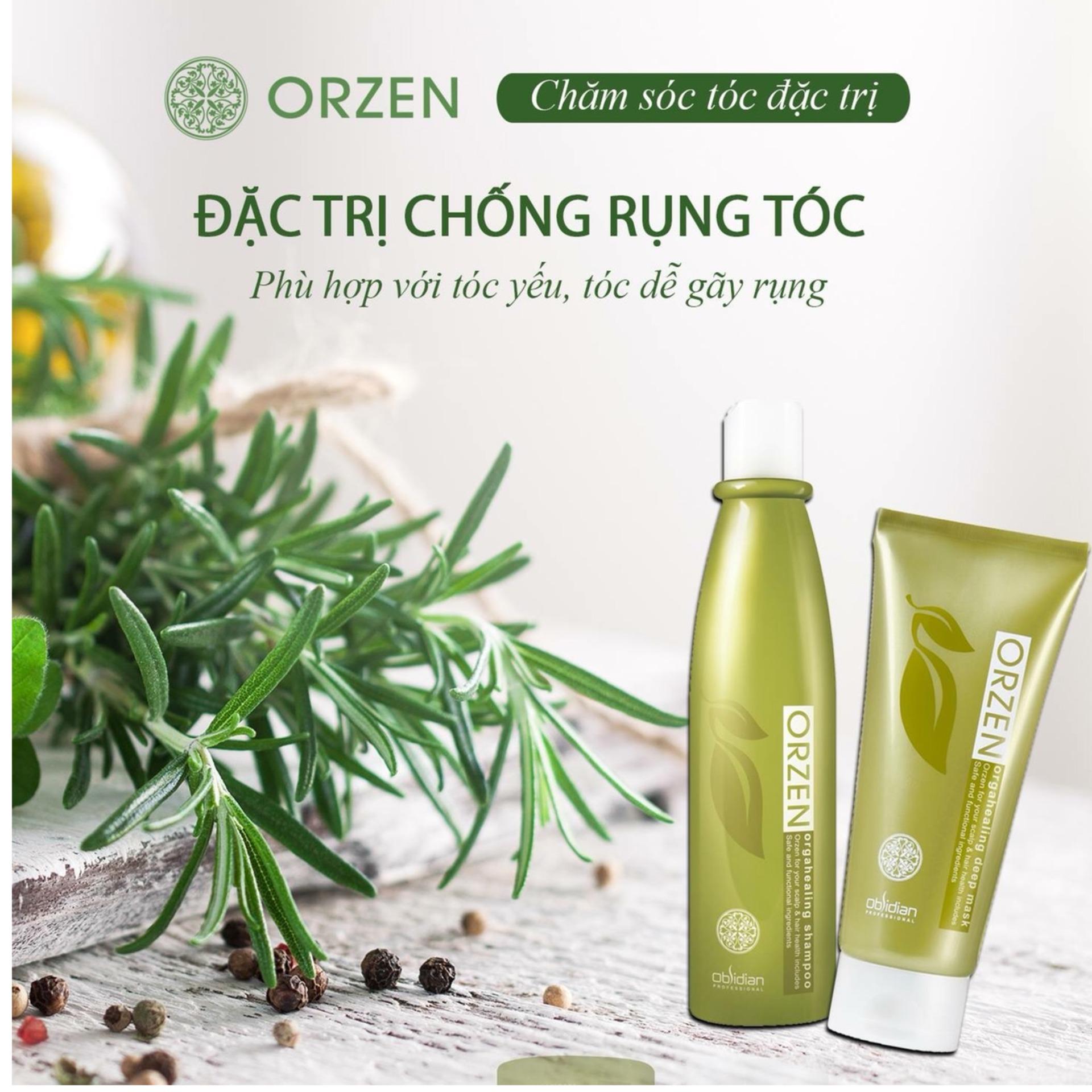 [HCM]Bộ sản phẩm chống rụng tóc Orzen Orgahealing 320ml/200ml