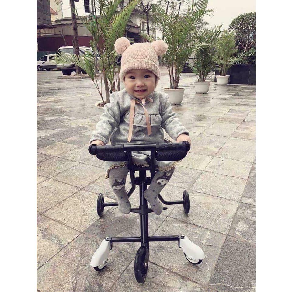 Xe đẩy 5 bánh gấp gọn cao cấp cho bé