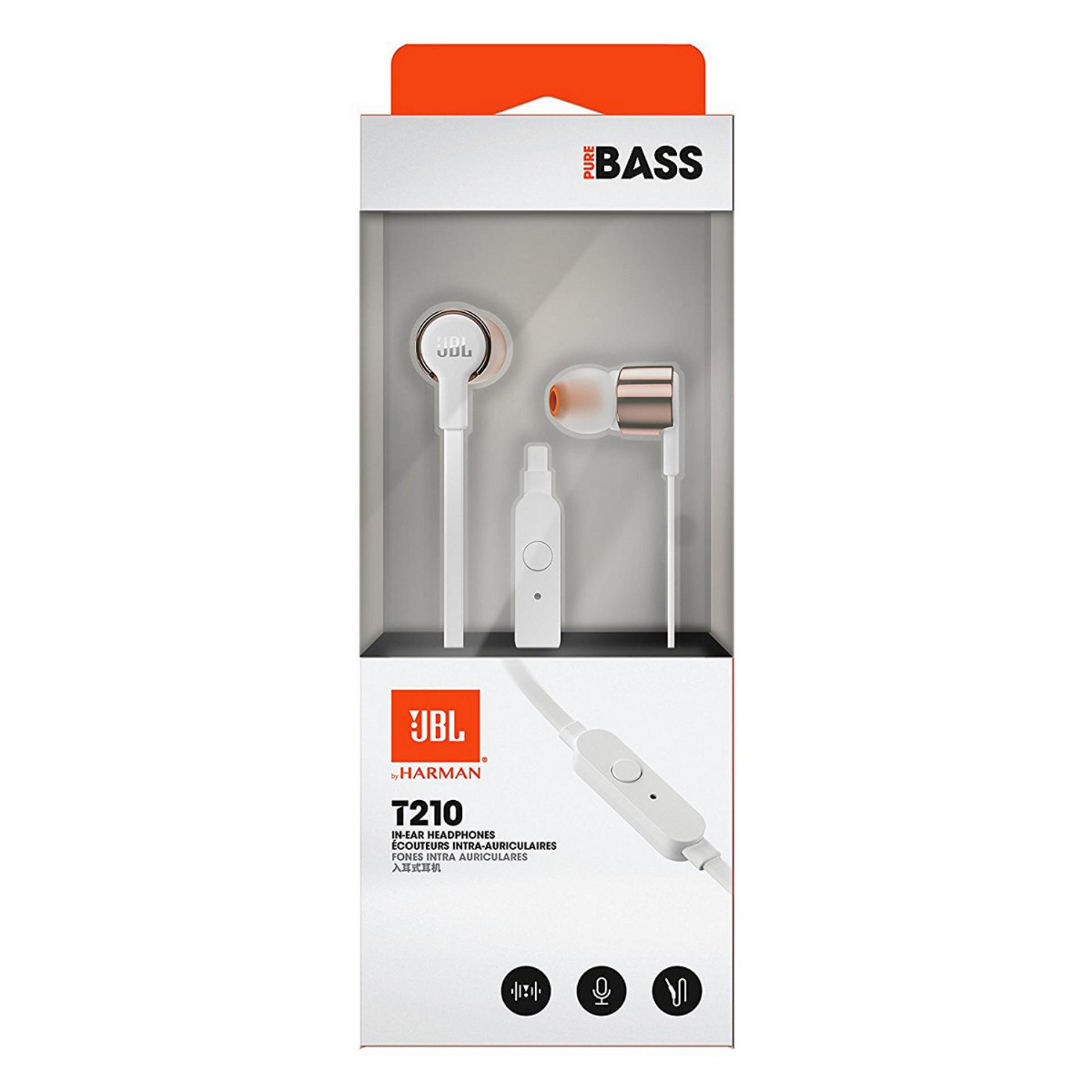 Tai nghe Nhét tai JBL T210 Đen