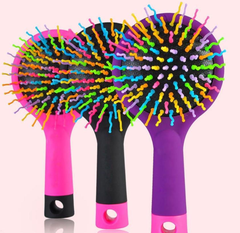 [HCM]Lược Chải Tóc Rối Rainbow Có Gương