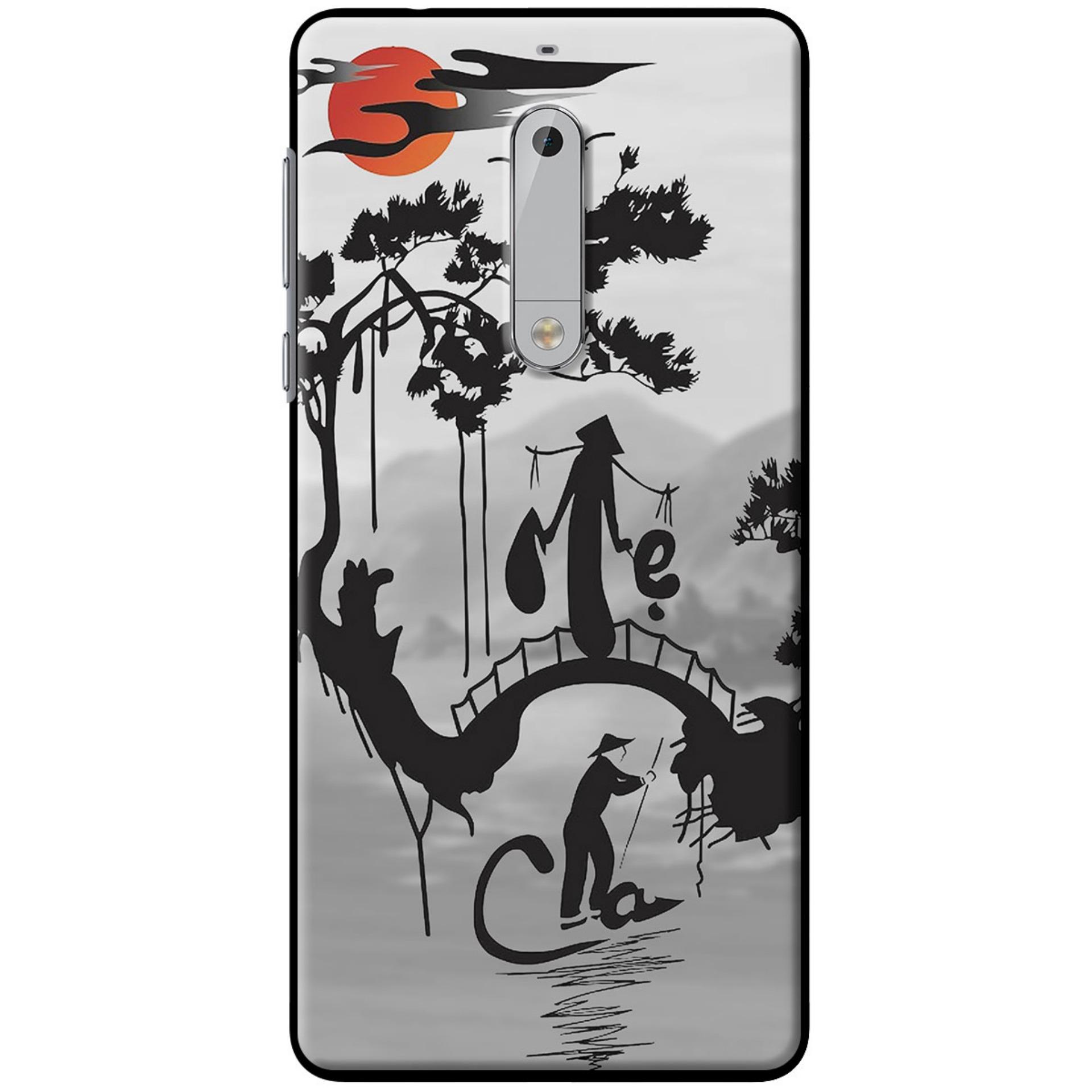 Silicone case for Nokia 5 - Cha mẹ núi sông