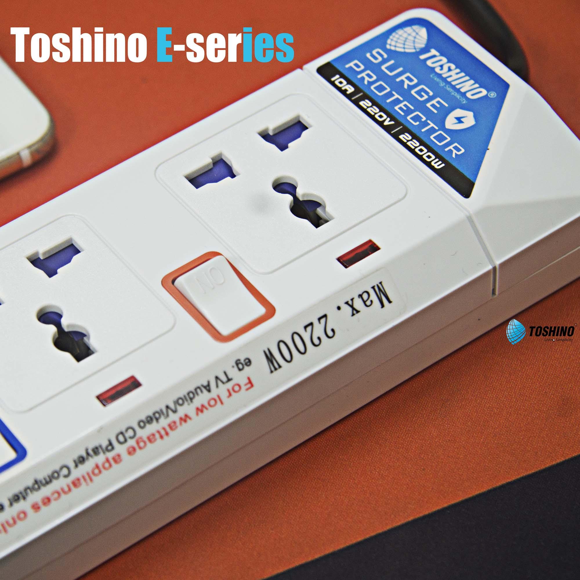 Ổ CẮM ĐIỆN CHỐNG SÉT ĐA NĂNG TOSHINO E-913-USB