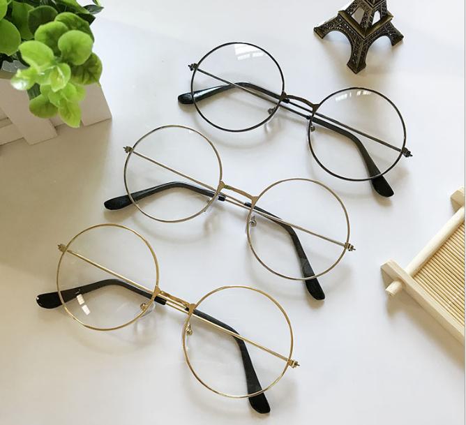 [HCM]Mắt kính ngố gọng cận tròn Nobita cao cấp siêu dể thương  (đen)