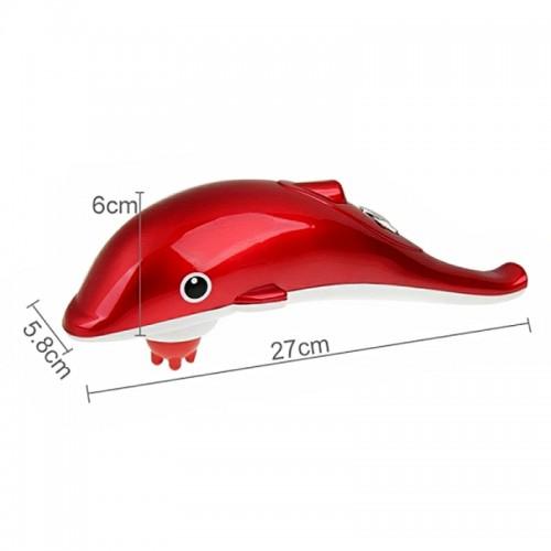 [HCM]Máy Massage Cầm Tay Cá Heo 3 Đầu Small Mini H668