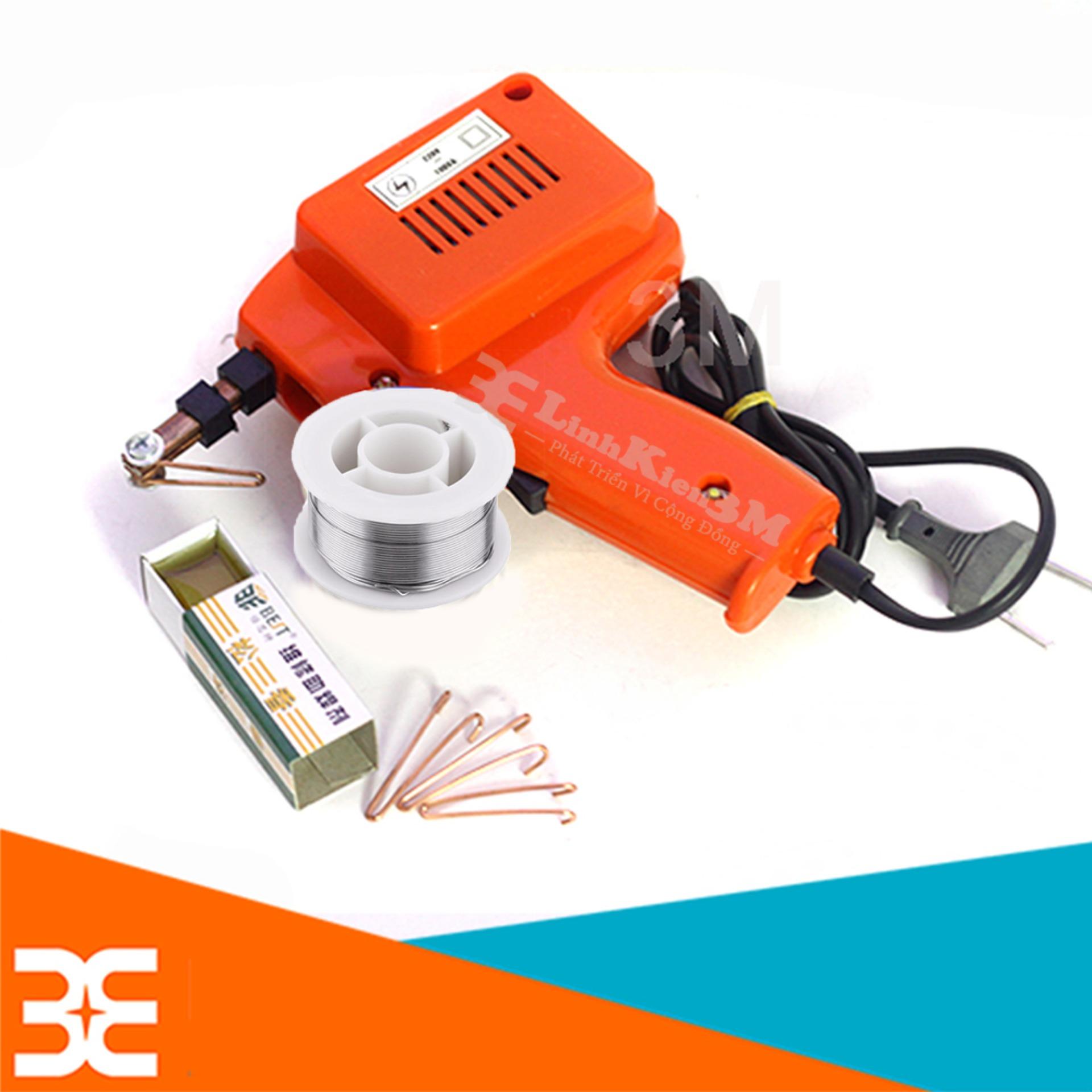 Bộ 4 Món Mỏ Hàn Xung Bách Khoa ( 1 Mỏ Hàn Xung, 1 Thiếc 63% 50g, 1 Nhựa Thông, 3 Mũi Hàn Xung )