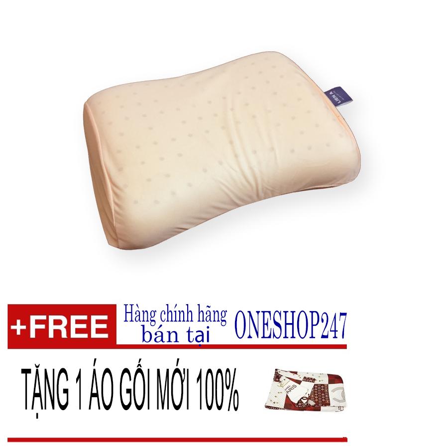 Gối cao su non LIÊN Á Peanut (22 x 31 x 7 cm)