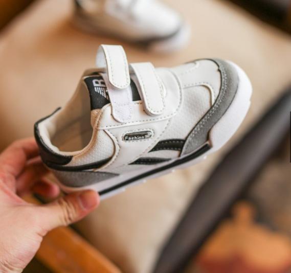 Sneaker Cho Bé Thể Thao Thời Thượng  ( Trắng Xám ) size 22/28