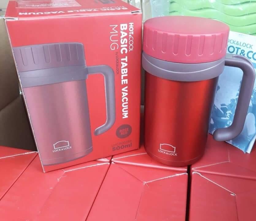 Ca giữ nhiệt Lock & Lock 500ml màu đỏ